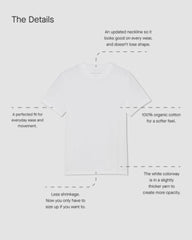 The Essential Organic Crew | Heather Sage Blue