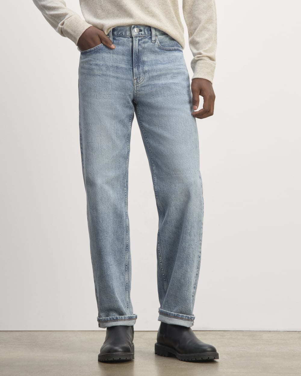 The Selvedge Loose Straight Jean | Longbay