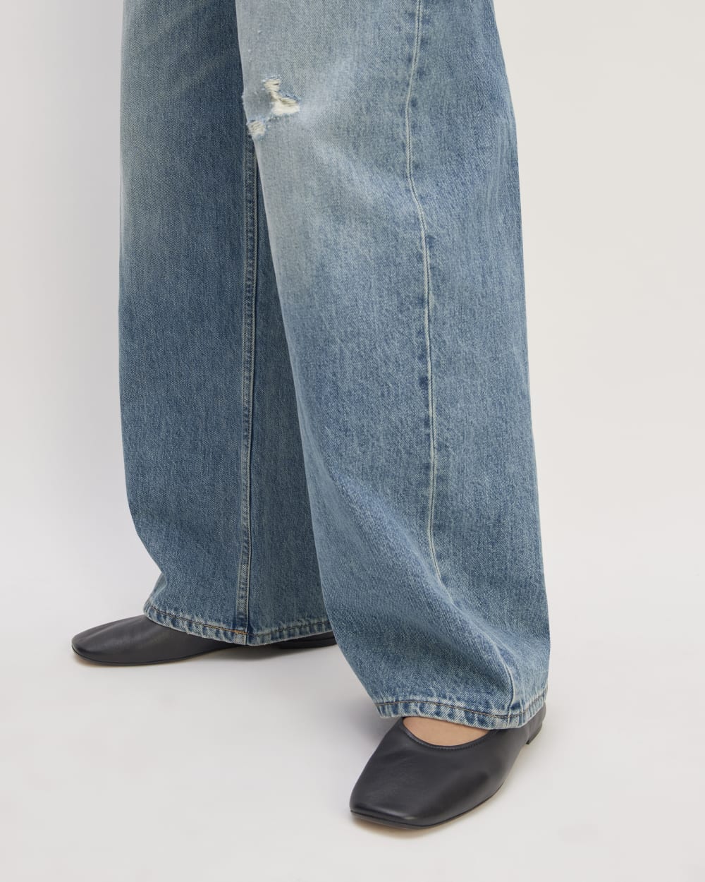 The Super Baggy Jean | Faded Indigo