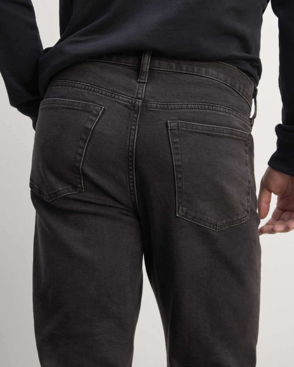 The Organic Cotton Straight-Leg Jean | Washed Black