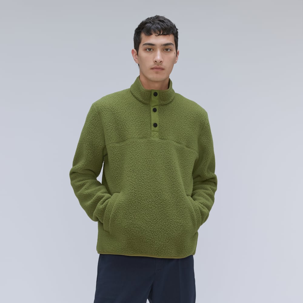 The ReNew Fleece Pullover | Moss
