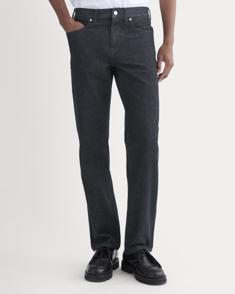 Straight-Leg Stretch Jean | Dark Indigo Rinse
