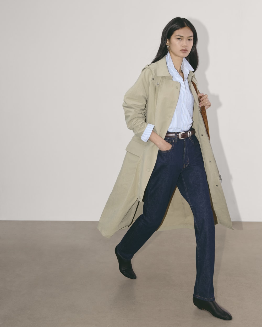 The Oversized Anorak | Trench Coat Khaki