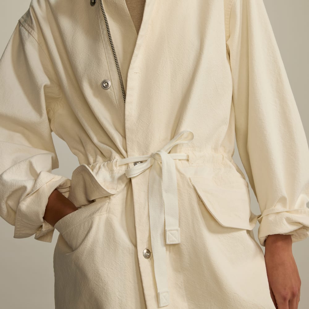 The Canvas Organic Cotton Parka | Bone