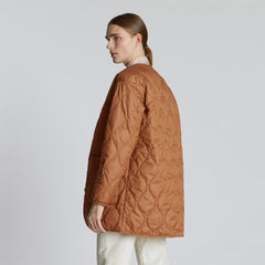 The Quilted Liner | Tawny Brown