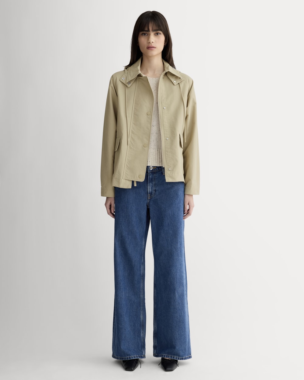 The Short Anorak | Trench Coat Khaki