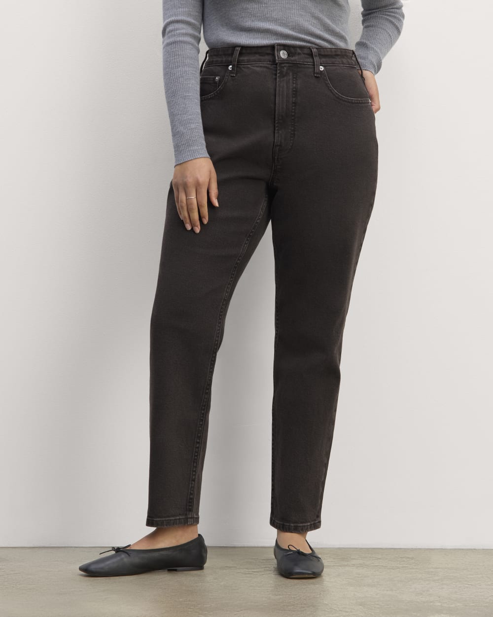 The Cheeky Hourglass Jean | Washed Black | 26.5" Inseam