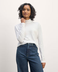The Air Turtleneck | White