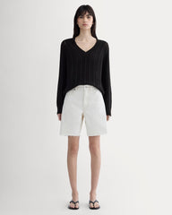 The OG Baggy Jean Short | Ecru