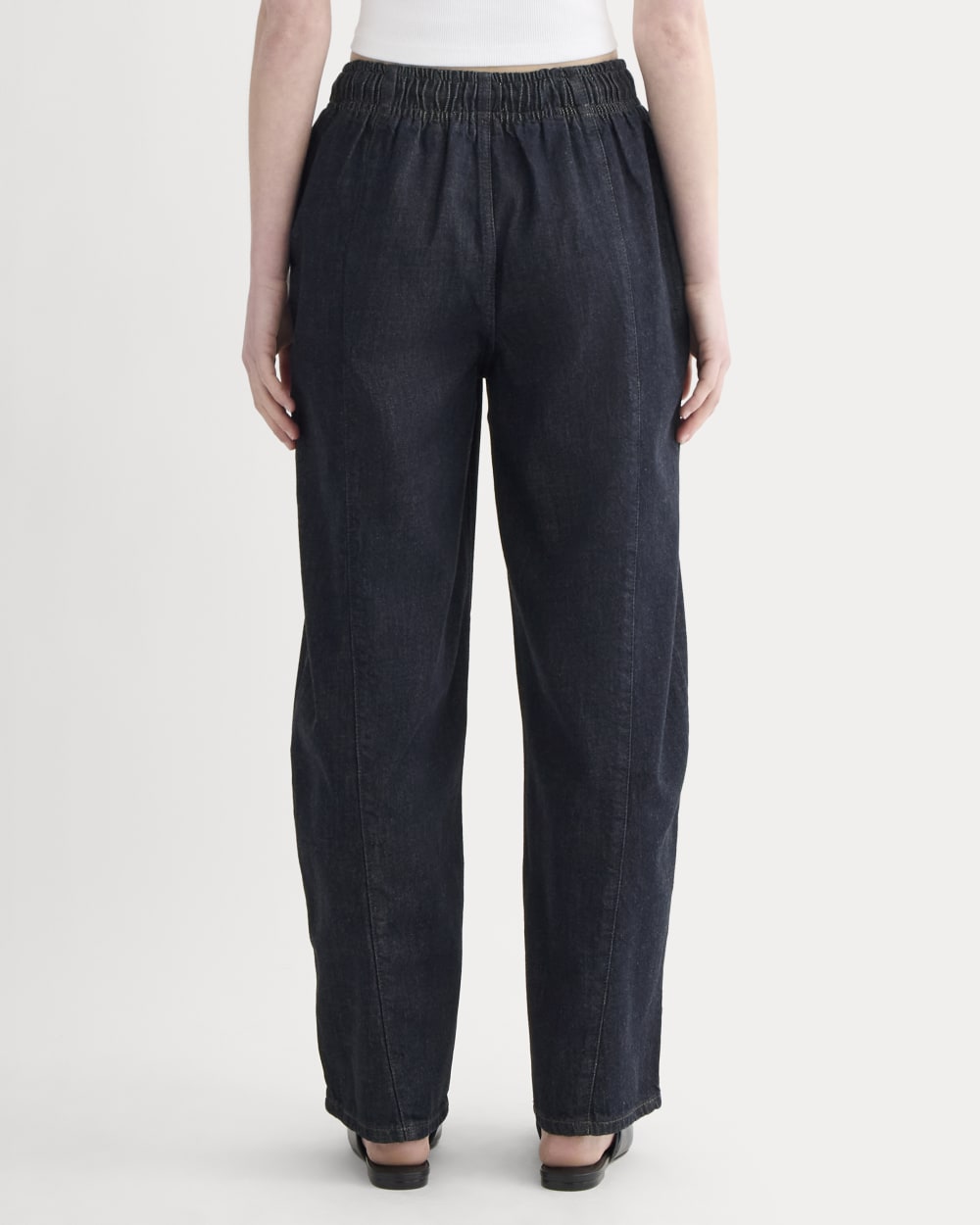 The Drawstring Baggy Jean | Dark Indigo