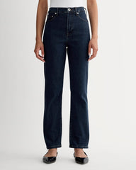 The High-Key Stovepipe Jean | Dark Indigo