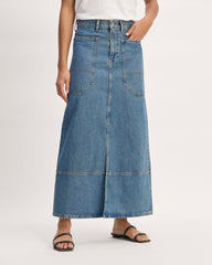 The Gardener Skirt | Medium Indigo