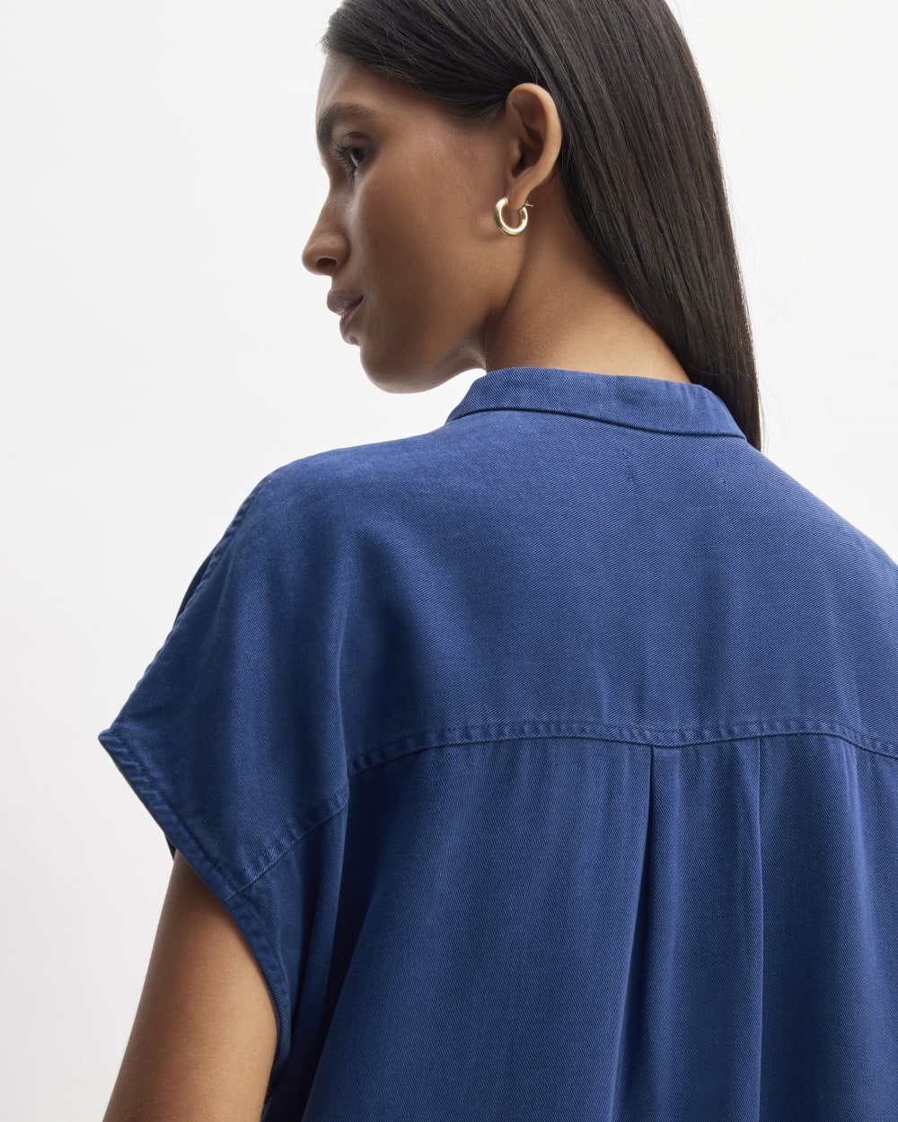 The TENCEL™ Easy Workwear Dress | Bellwether Blue