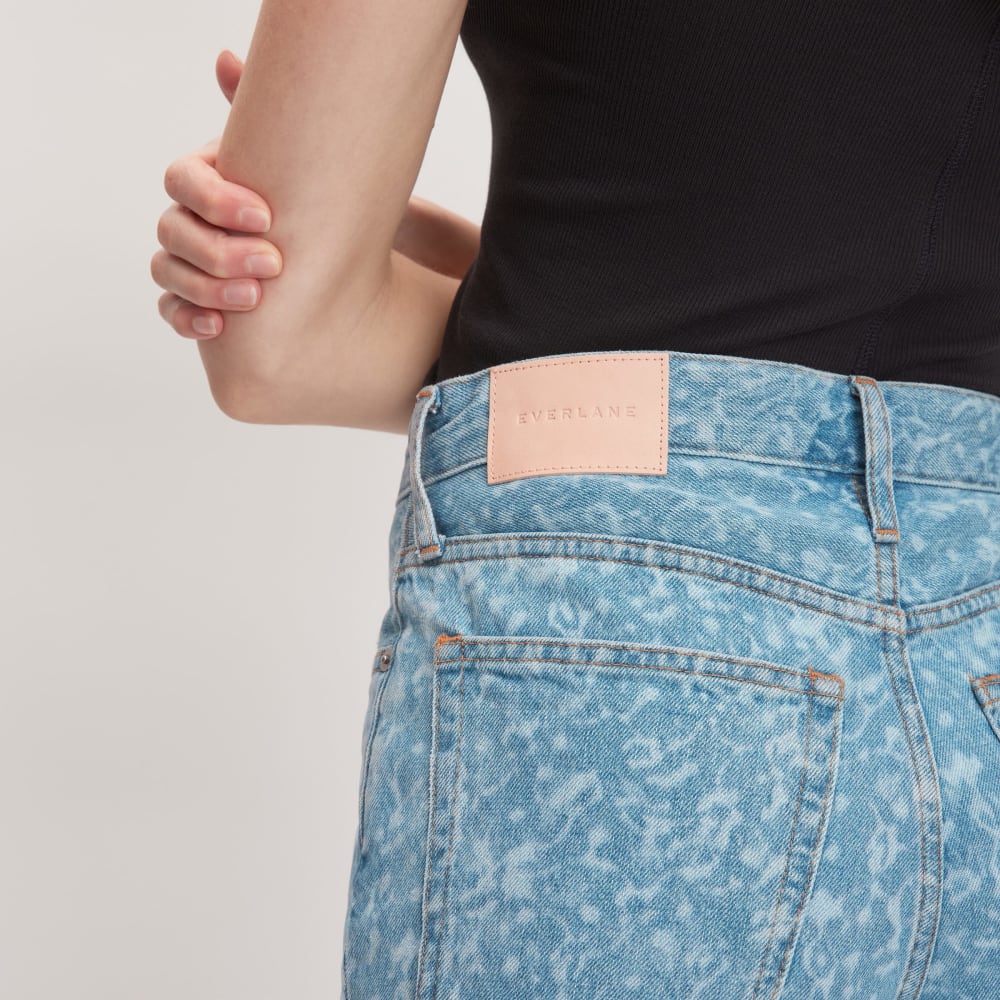 The Rigid Way-High® Jean  | Light Painterly Strokes | 27.5" Inseam