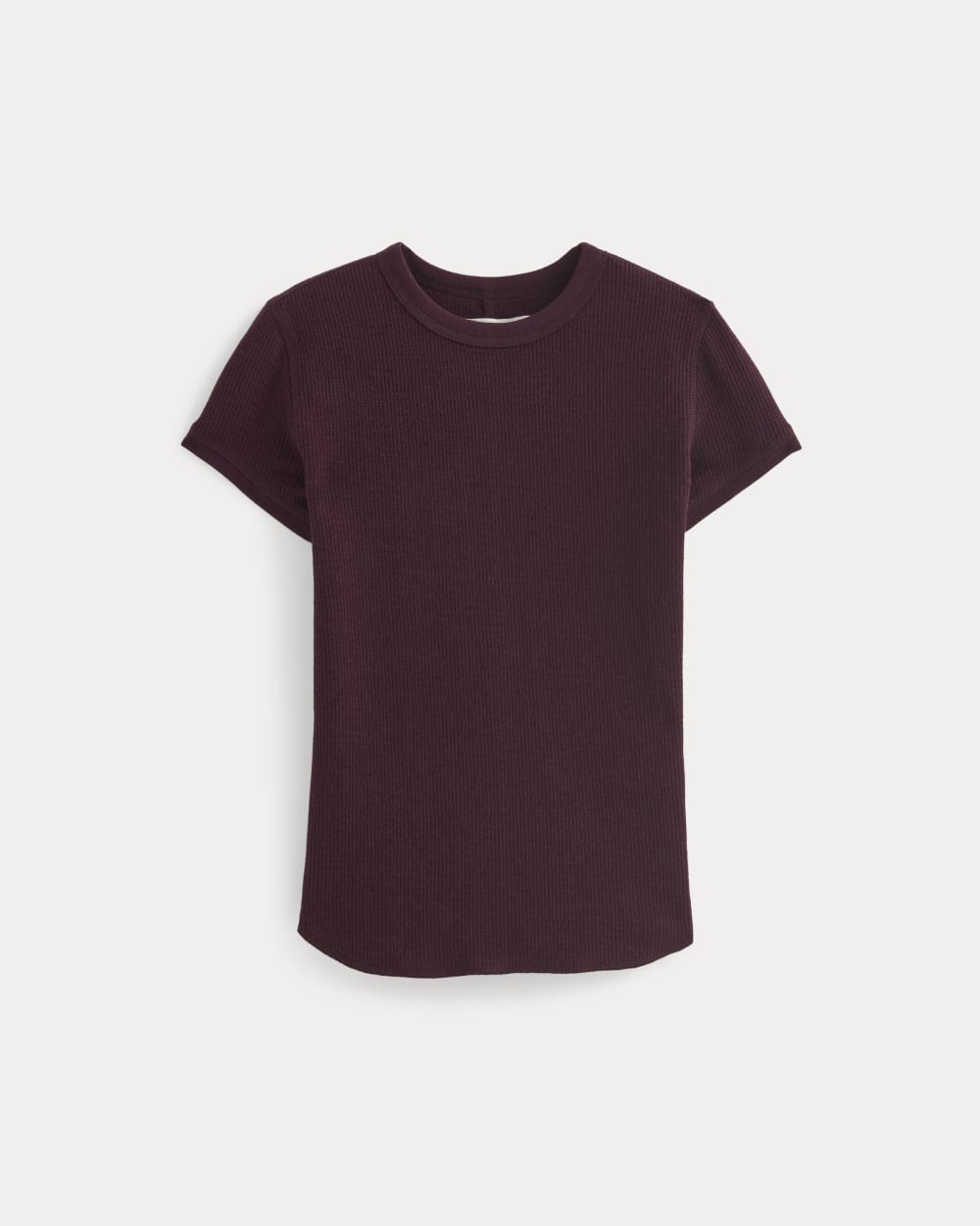 Shrunken Tee in Cozy Waffle | Heathered Port Royale