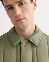 ReNew Vertical-Quilted Jacket | Lichen Green