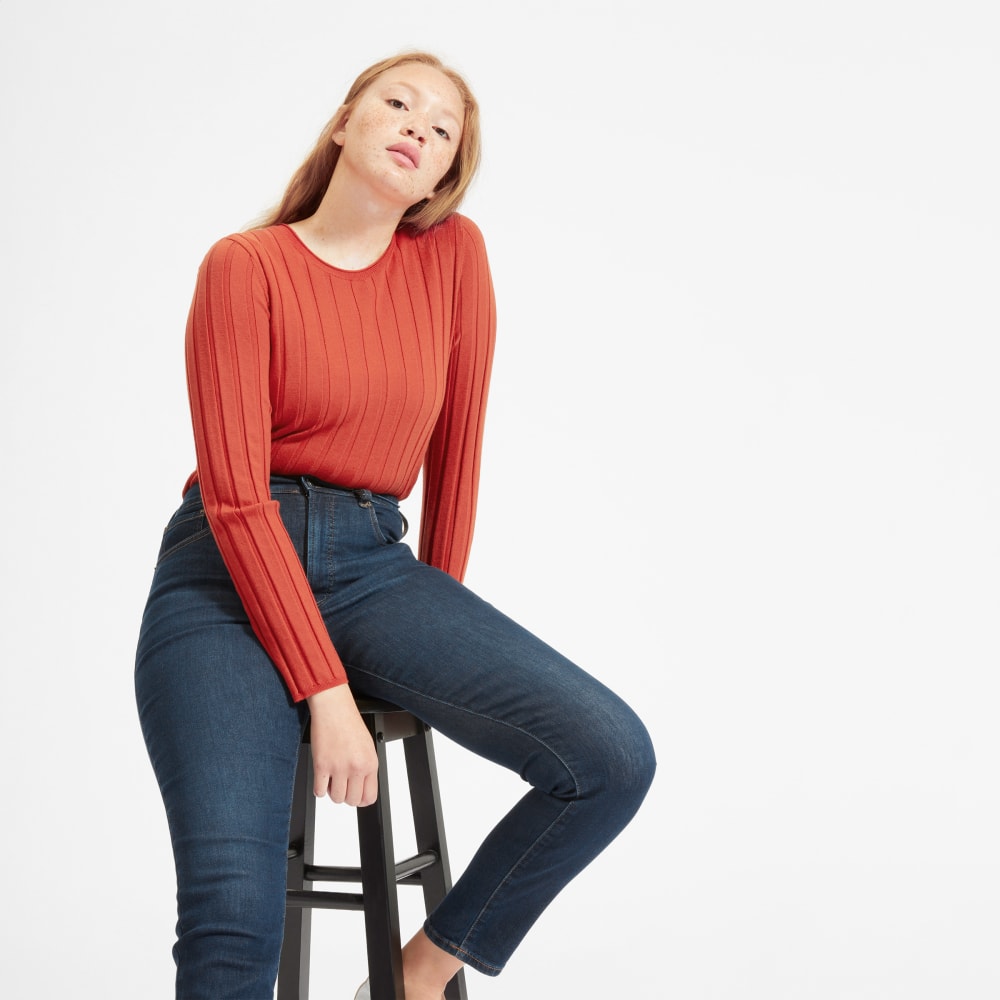 The Authentic Stretch High-Rise Skinny | Dark Blue Wash | 26.5" Inseam