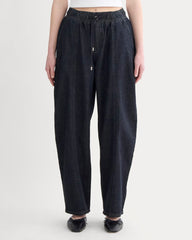 The Drawstring Baggy Jean | Dark Indigo