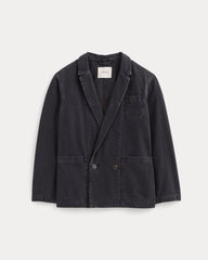 The Denim Chore Blazer |  Black