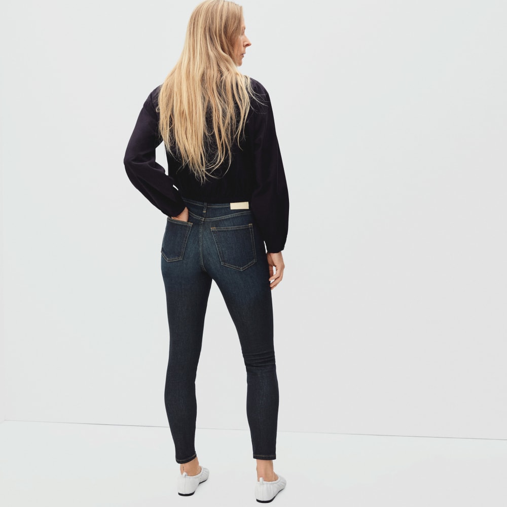 The Authentic Stretch High-Rise Skinny | Deep Indigo | 26.5" Inseam