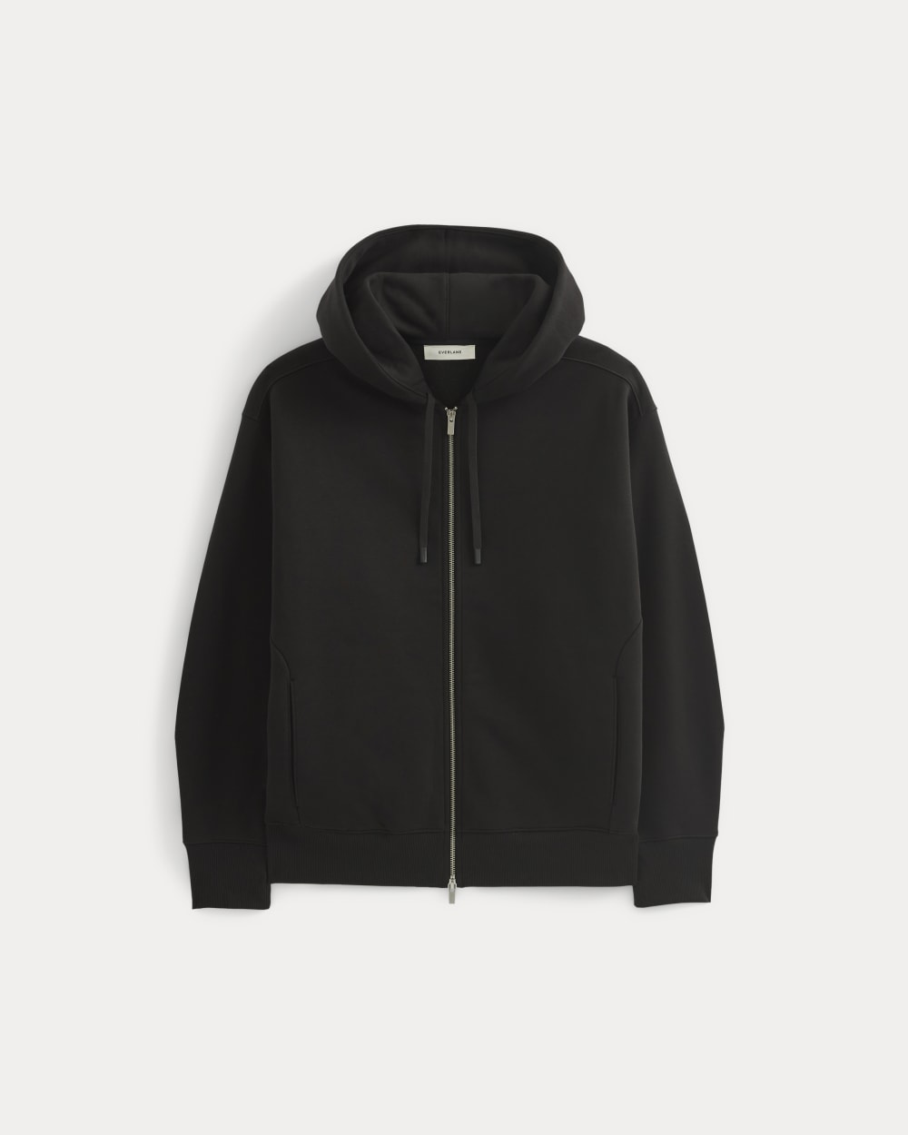 Luxe Fleece Full-Zip Hoodie | Black