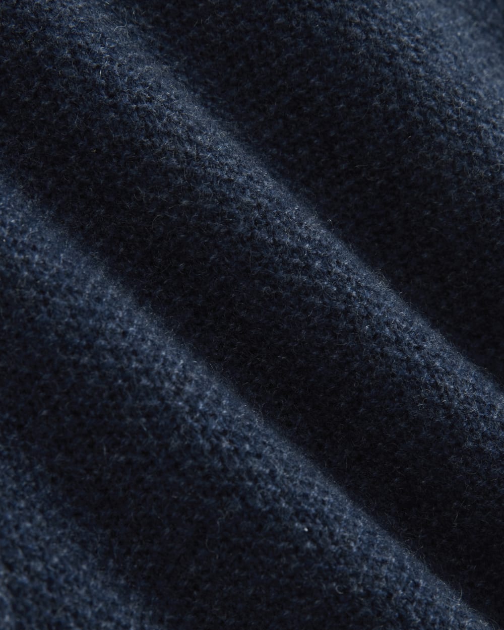 Henley in Wool Cashmere | Indigo