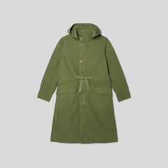 The Canvas Organic Cotton Parka | Forest Green