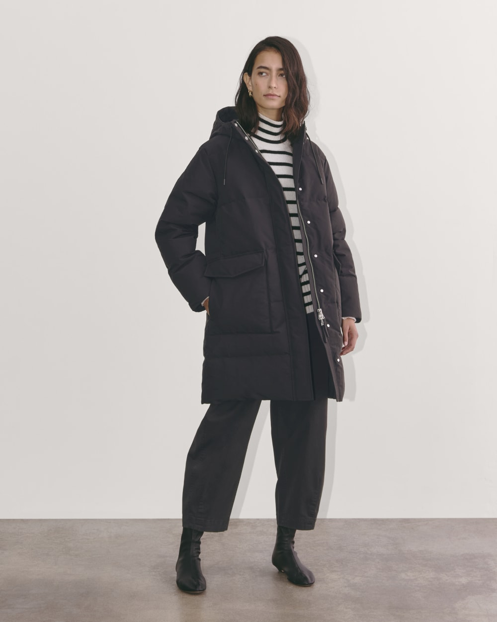 The Long Puffer | Black