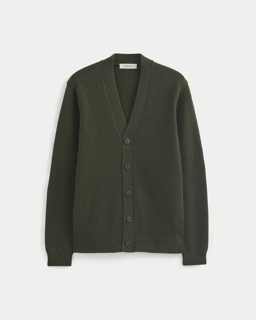 The Classic Cardigan in Everyday Cotton | Dark Green