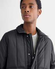 ReNew Vertical-Quilted Jacket | Black