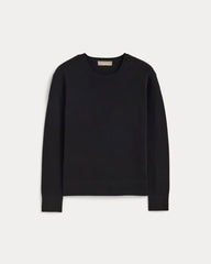 The Classic Crew in Cashmere | Black