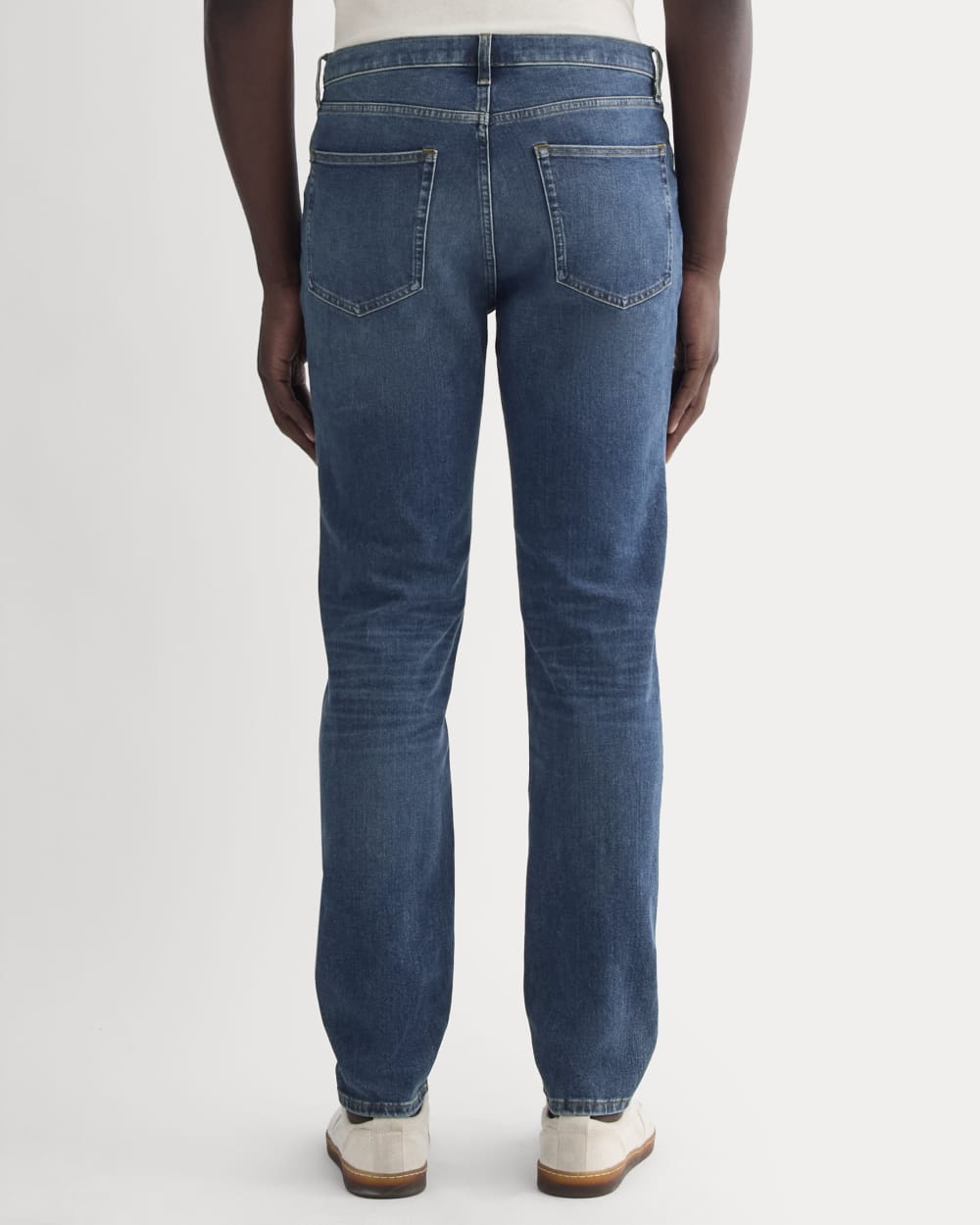 The Relaxed 4-Way Stretch Organic Jean | Uniform | Dark Indigo Fade