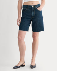 The OG Baggy Jean Short | Dark Indigo