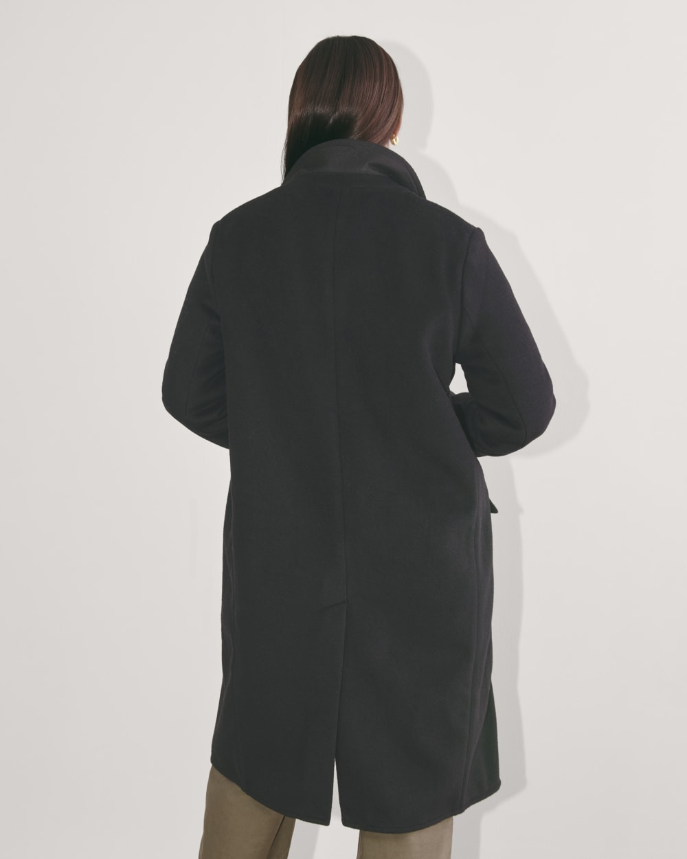 The Topcoat in Wool | Black