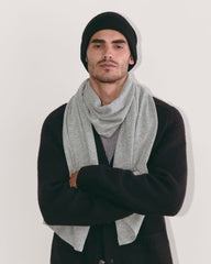 The Cashmere Scarf | Light Heather Grey