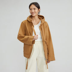 The Canvas Organic Cotton Anorak | Cappuccino