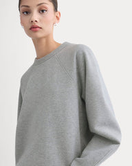 Luxe Fleece Raglan Crewneck | Vintage Heather Grey