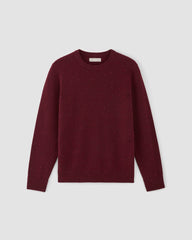 The Cashmere Crew | Burgundy Donegal