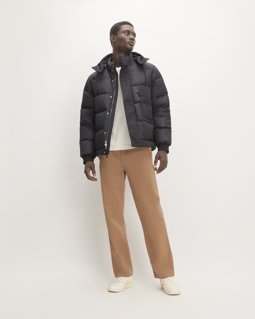 The ReNew Short Puffer | Black