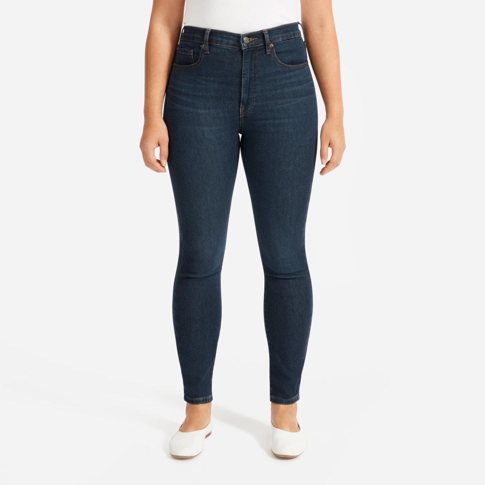 The Authentic Stretch High-Rise Skinny | Deep Indigo | 28.5" Inseam