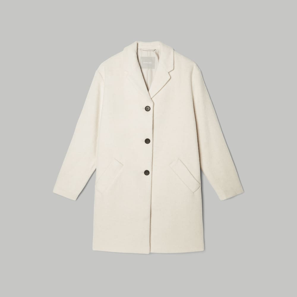 The Italian ReWool® Cocoon Coat | Cream