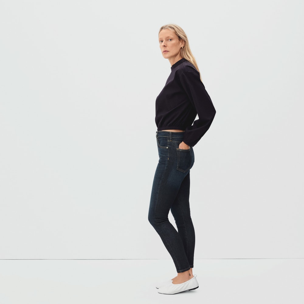 The Authentic Stretch High-Rise Skinny | Deep Indigo | 26.5" Inseam