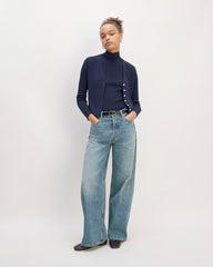 The Super Baggy Jean | Faded Indigo