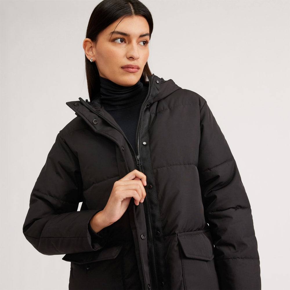 The Long Puffer | Black