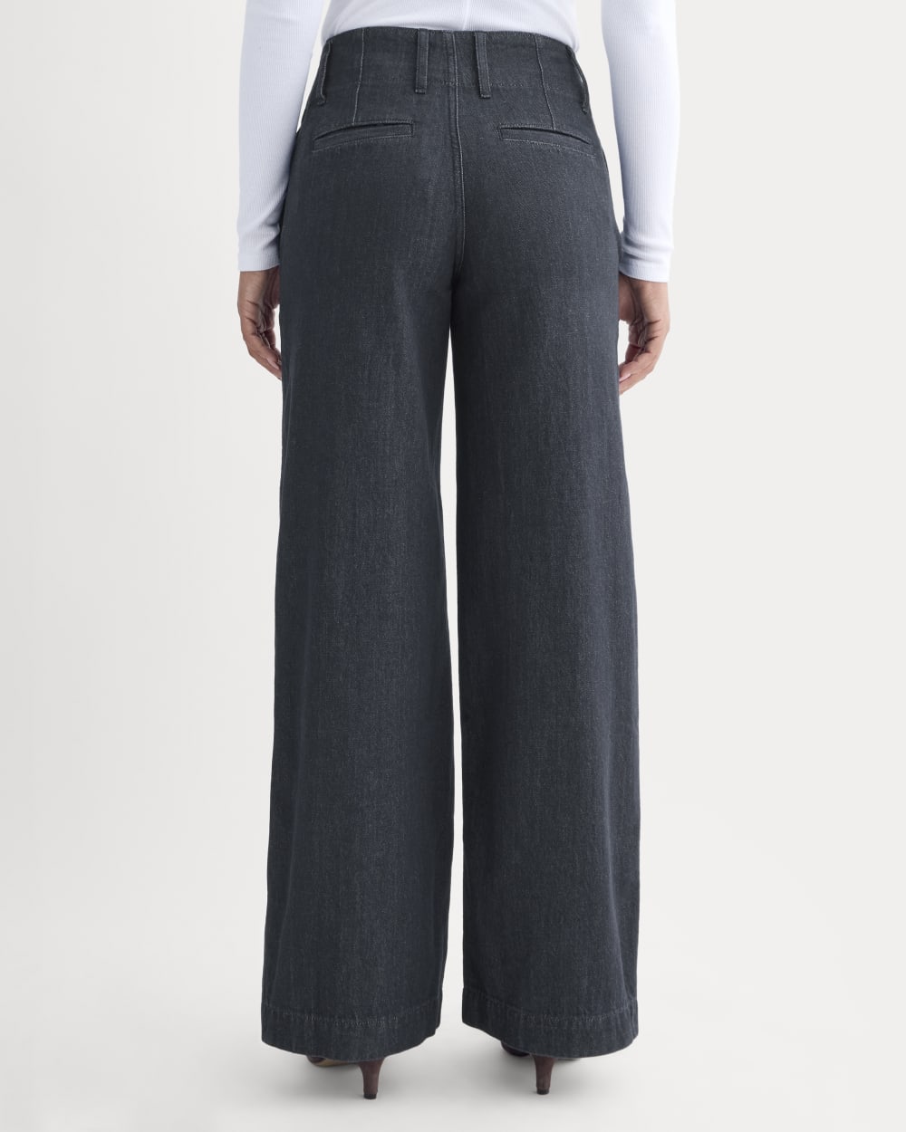 The Mid-Rise Trouser Jean | Tungsten Rinse