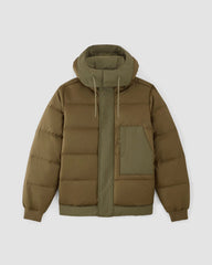The ReNew Short Puffer | Kalamata / Beech