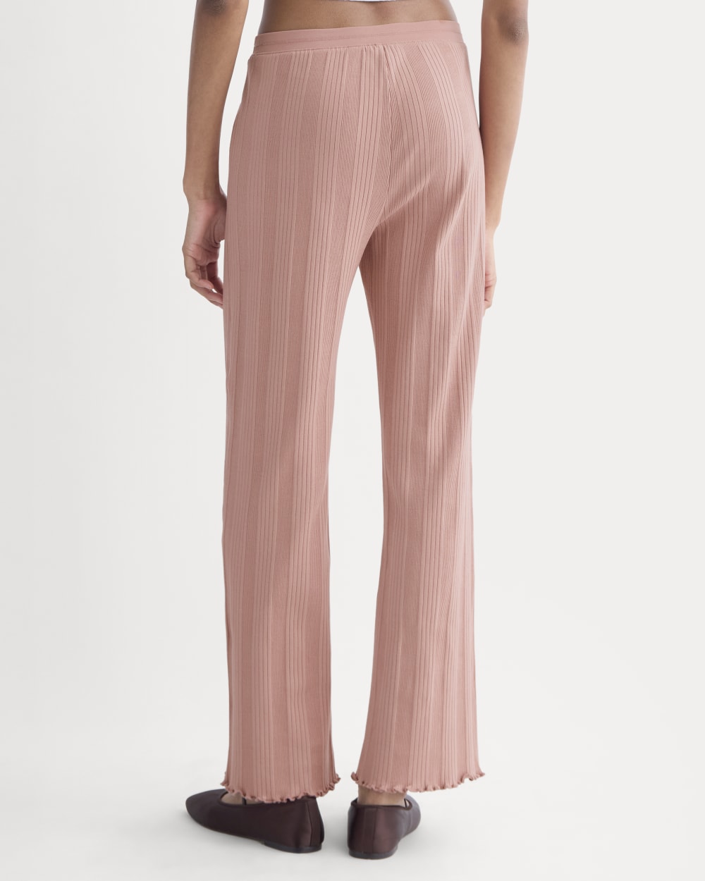 Lounge Rib Pant | Ash Rose