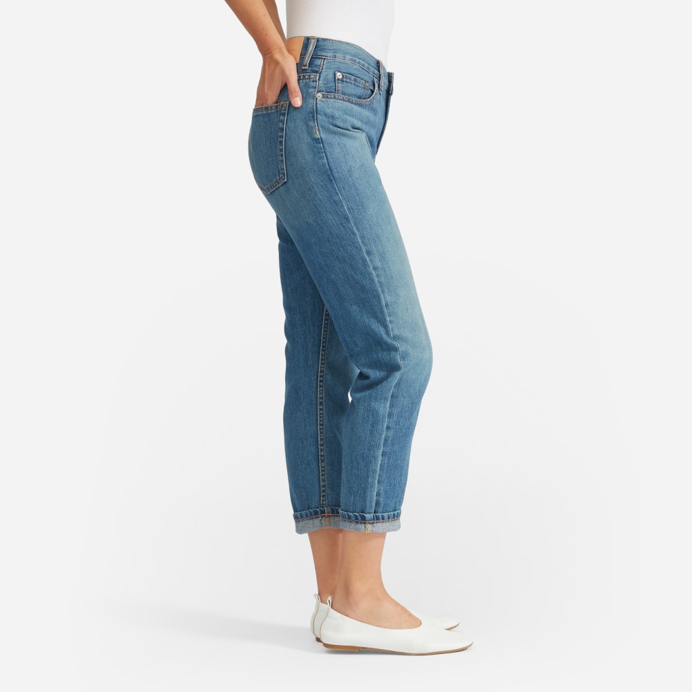 The Super-Soft Relaxed Jean | Mid Blue
