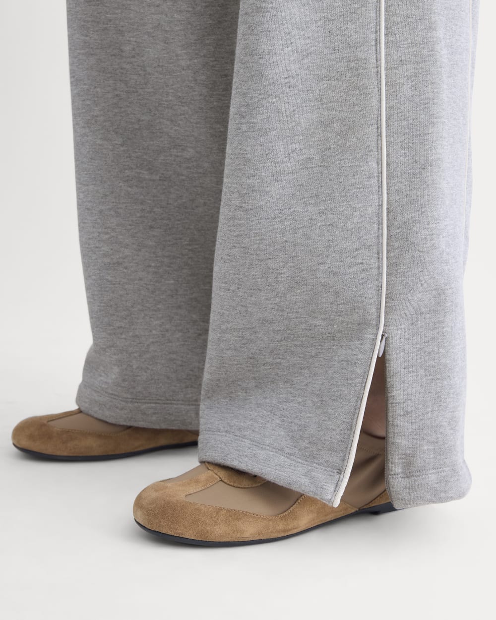 Luxe Fleece Track Pant | Vintage Heather Grey