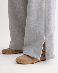 Luxe Fleece Track Pant | Vintage Heather Grey